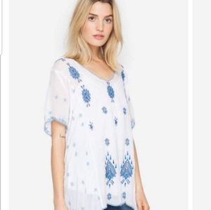 Johnny was NATIVE PANELED BLOUSE